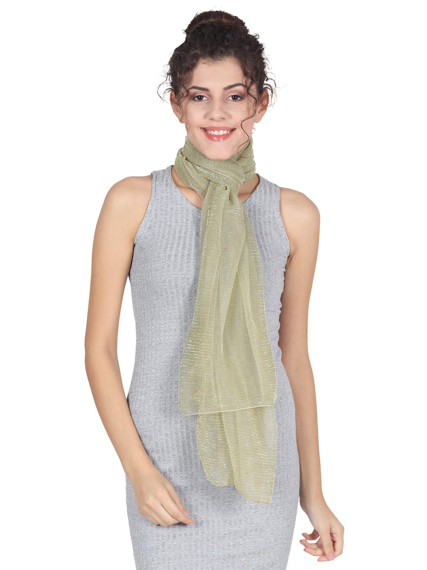 World of Shawls Scarf Wrap for Wedding Evening Shawl Glitter Sheer Bridal Women's Scarves for Prom, Party