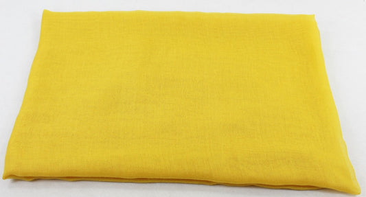 World of Shawls Hijab Maxi Scarf Sarong Eid Offers Big Large Oversize Plain Colours 100% Viscose (Dark Yellow)