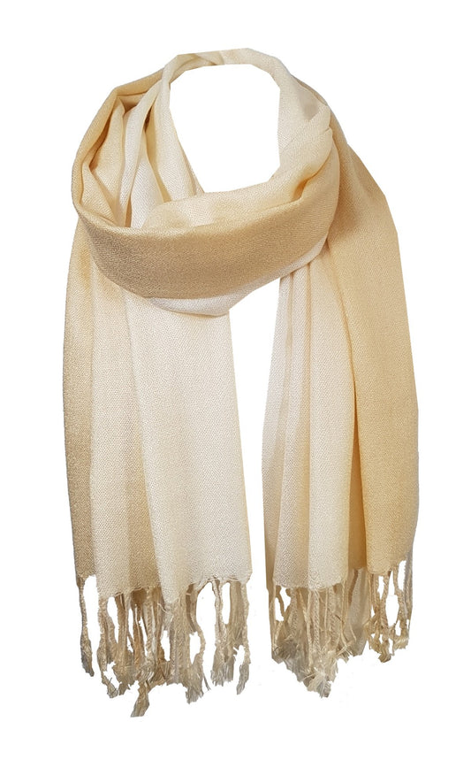 World of Shawls Soft Two Tone Ombre Fusion Pashmina Shawl Wrap Scarf