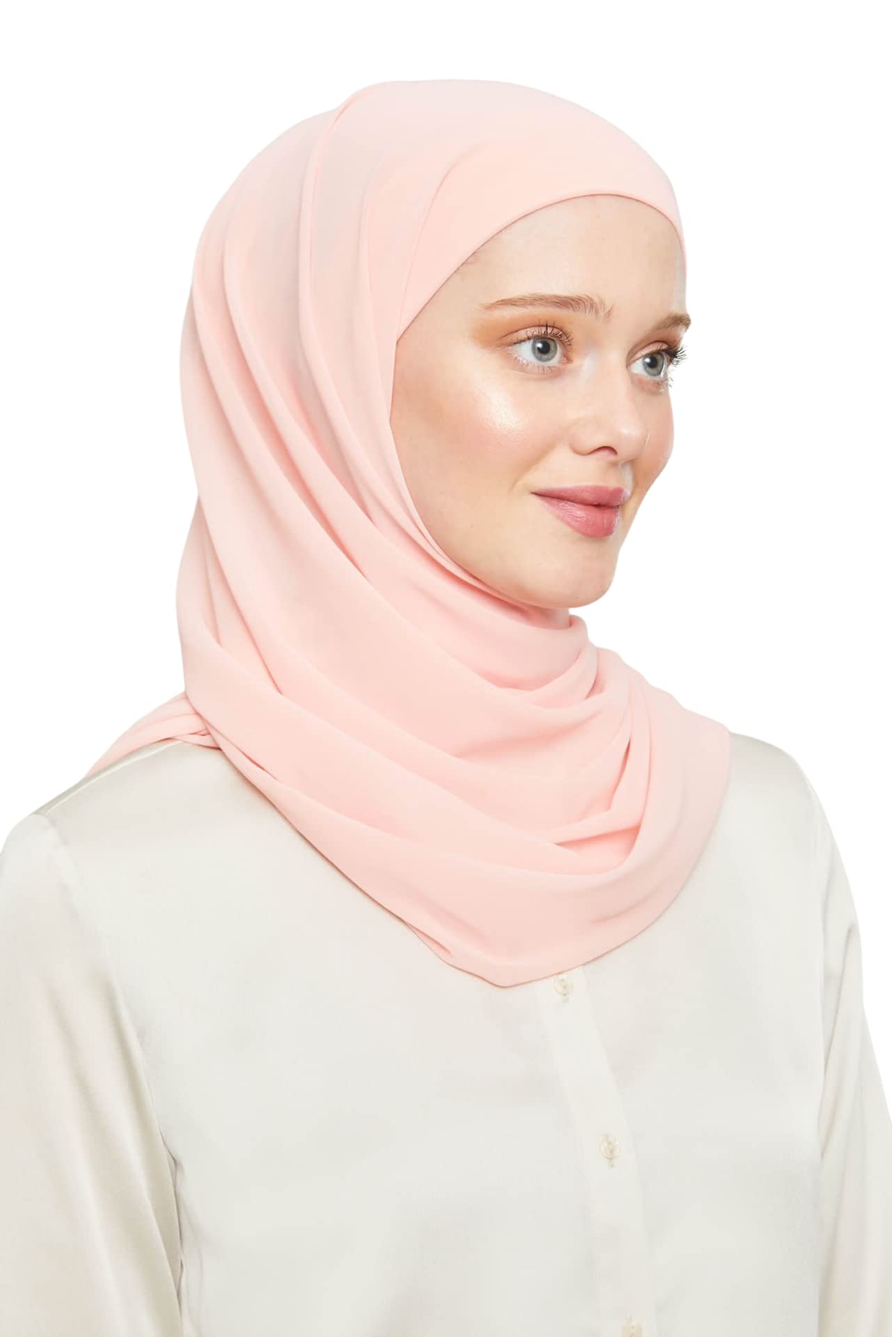World of Shawls Ready To Go Instant Hijab for Ladies Girls Women Turkey Premium Quality Chiffon Scarf
