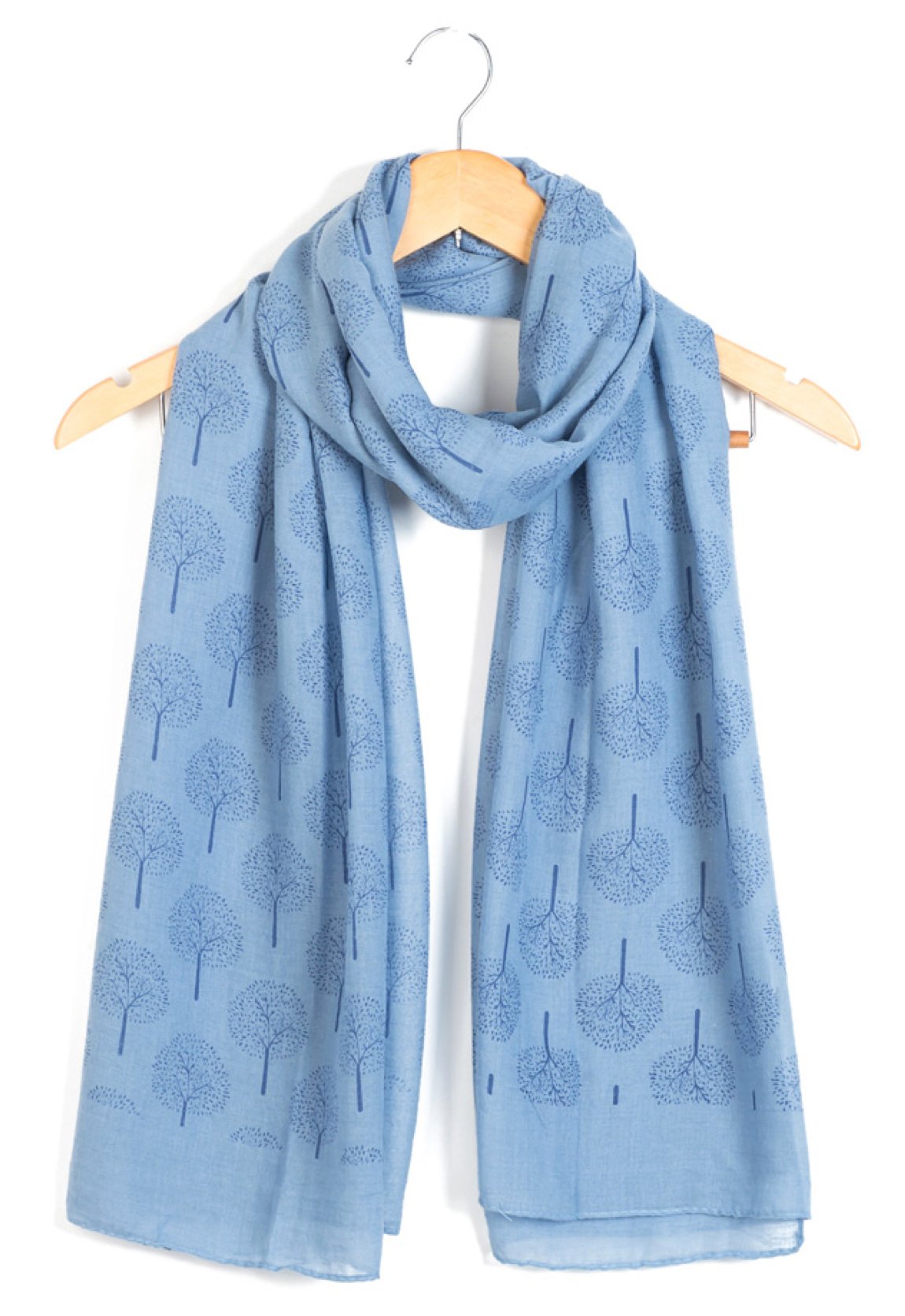 World of Shawls Scarf Mulberry Tree Print Wrap Ladies Trees Shawl New