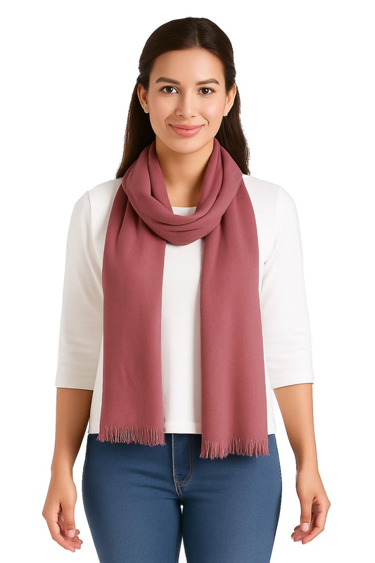 World of Shawls Soft Lightweight Scarf for Women – Classic Plain Wrap Shawl | Everyday Versatile Fashion Accessory