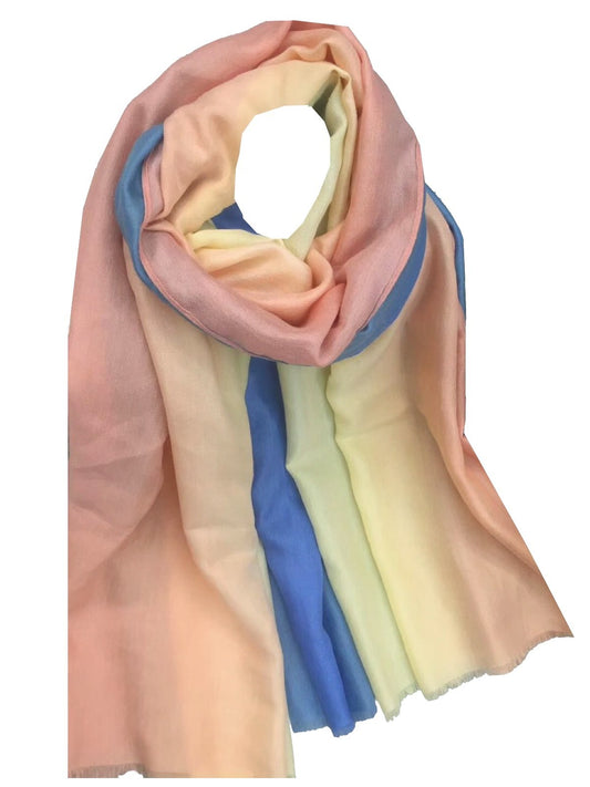 World of Shawls Winter Collection Ombre Silky Scarf/Shawl/Wraps Occasion Wedding Party Casual