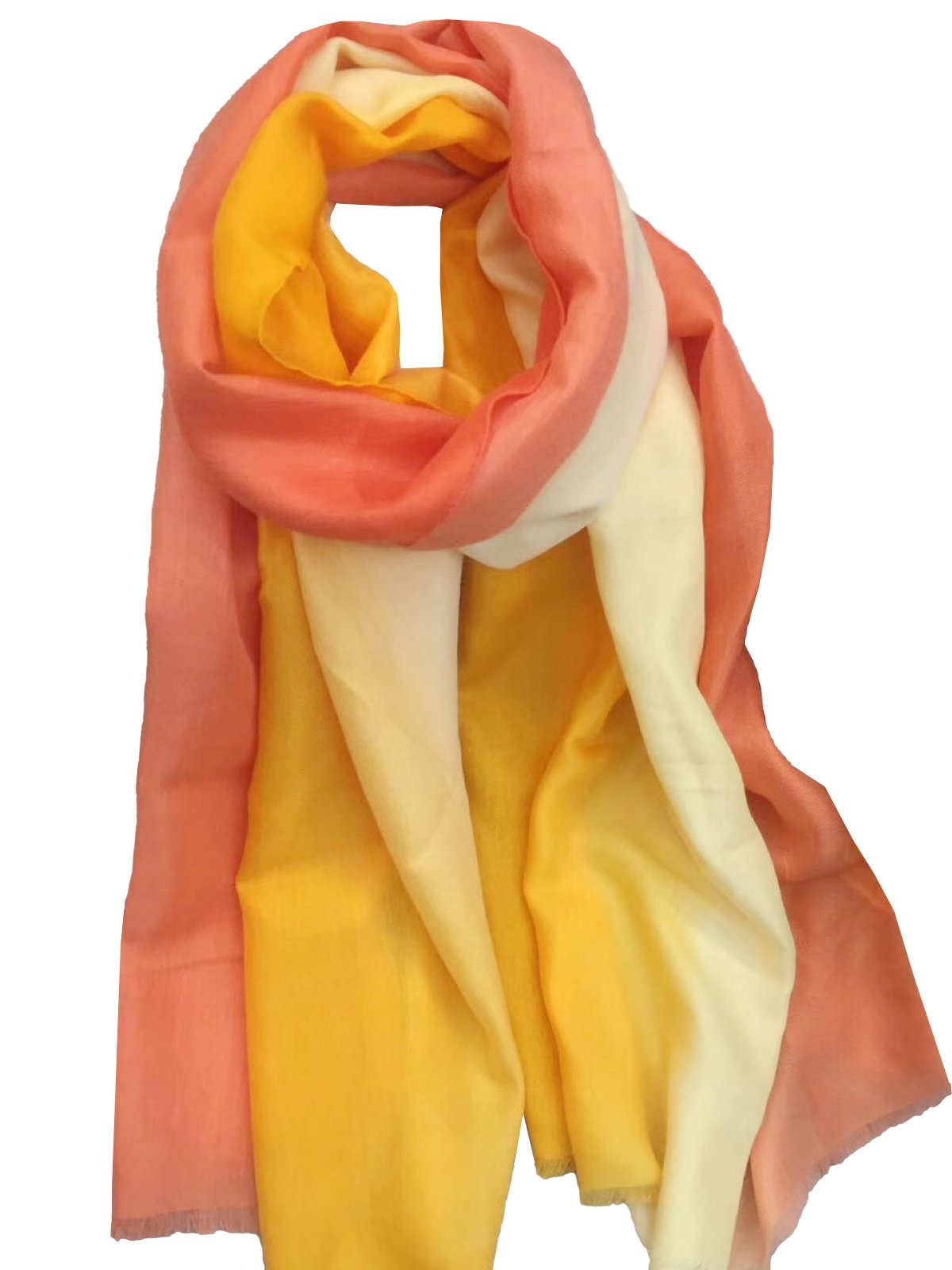World of Shawls Winter Collection Ombre Silky Scarf/Shawl/Wraps Occasion Wedding Party Casual