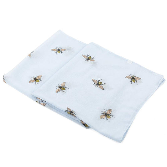 World of Shawls Ladies Girls Women's Glitter Bumble Bees Scarves Wraps Shawl Soft Scarf