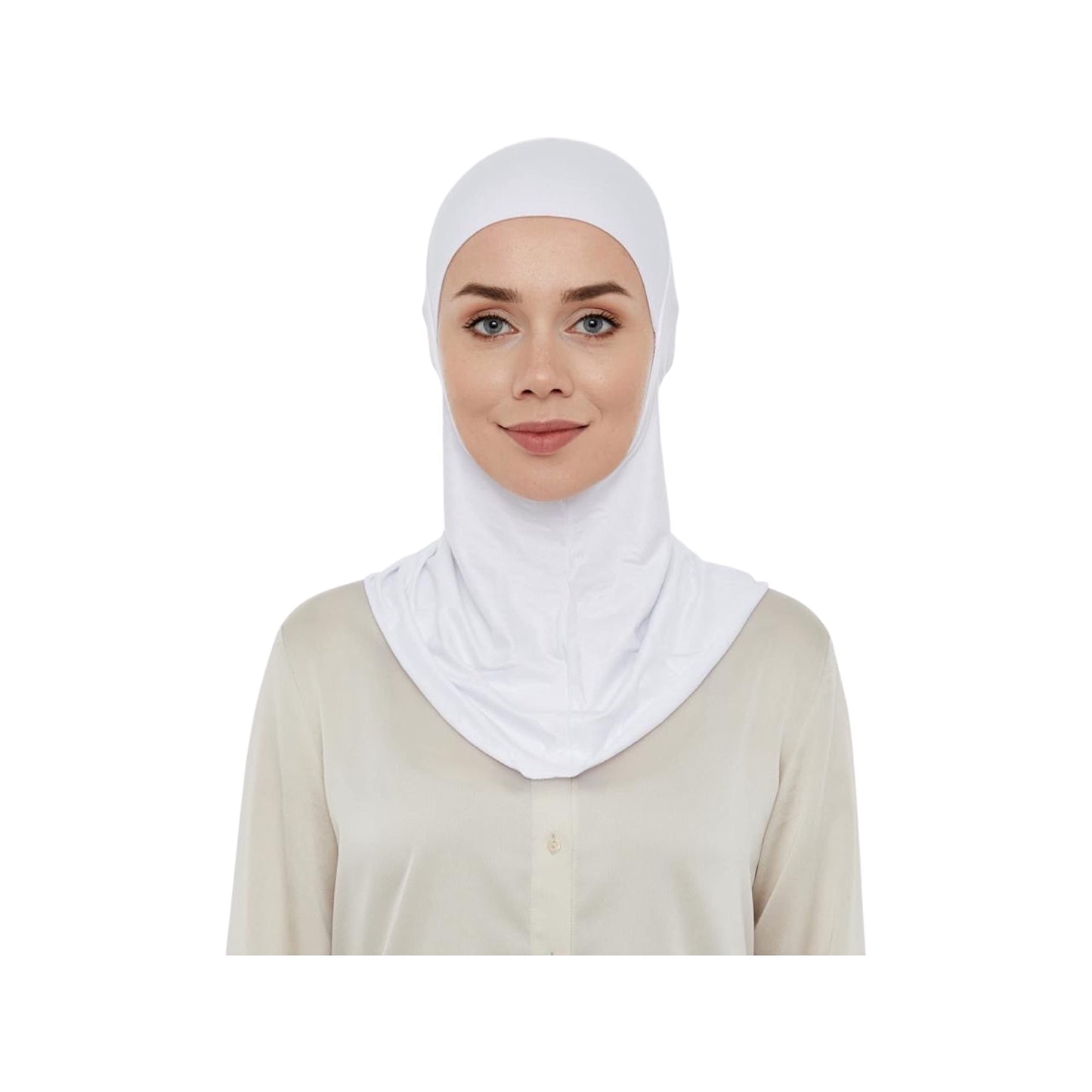 World of Shawls Premium Stretchy Women Girls Ninja Hijab Under Scarf Cap Turban Bone Bonnet Islamic Neck Cover Muslim