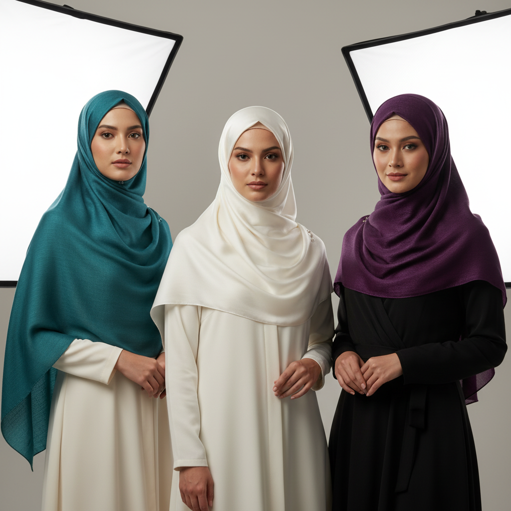 Women scarves plain lightweight all seasons shawl (Dark teal)