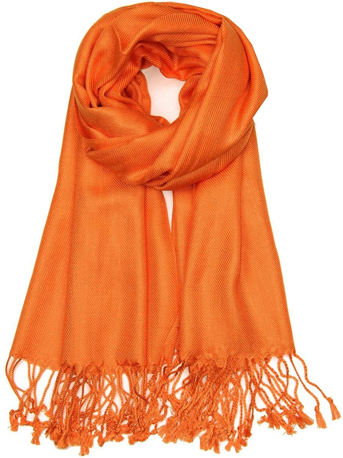 Handcrafted Soft Pashmina Shawl Wrap Scarf in Solid Colors High Quality 100% Viscose