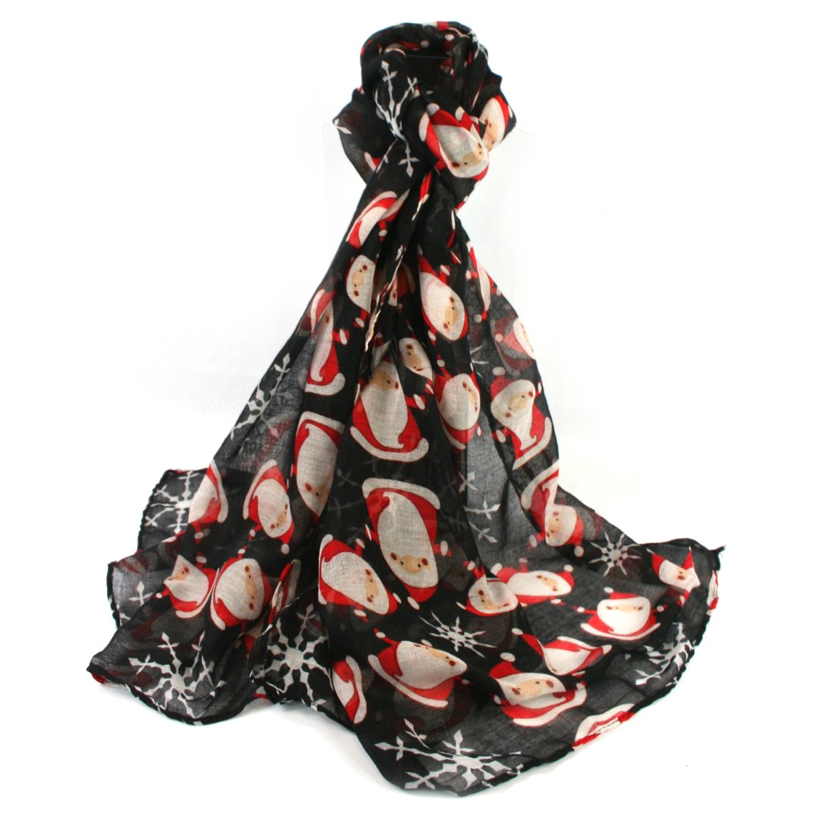 Santa Scarf - Black (733-318)