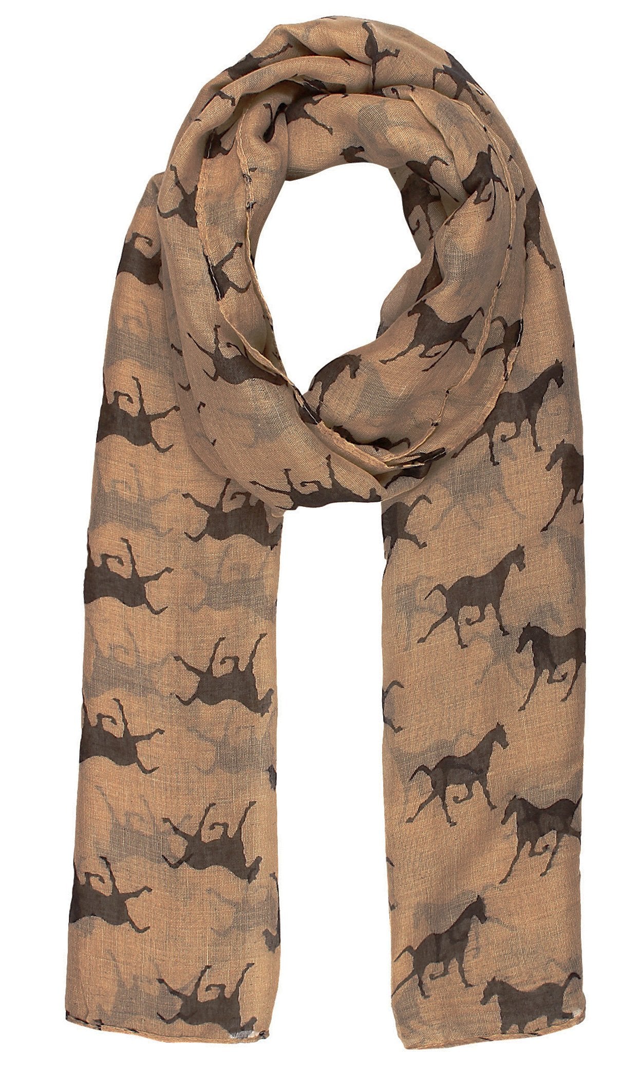 World of Shawls Horse Print Design Ladies Girls Scarf Scarves Shawl Wrap Maxi Sarong