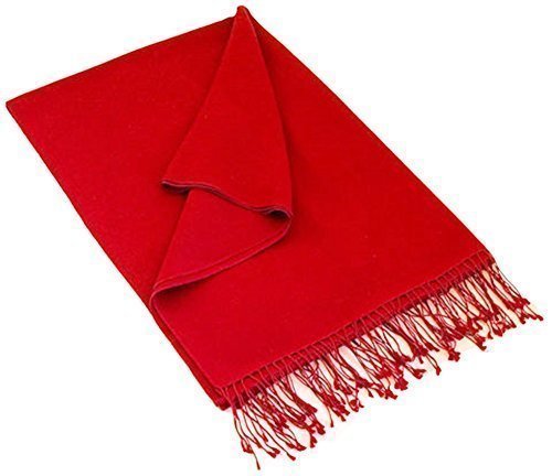 Red Pashmina style shawl/scarf/Wrap