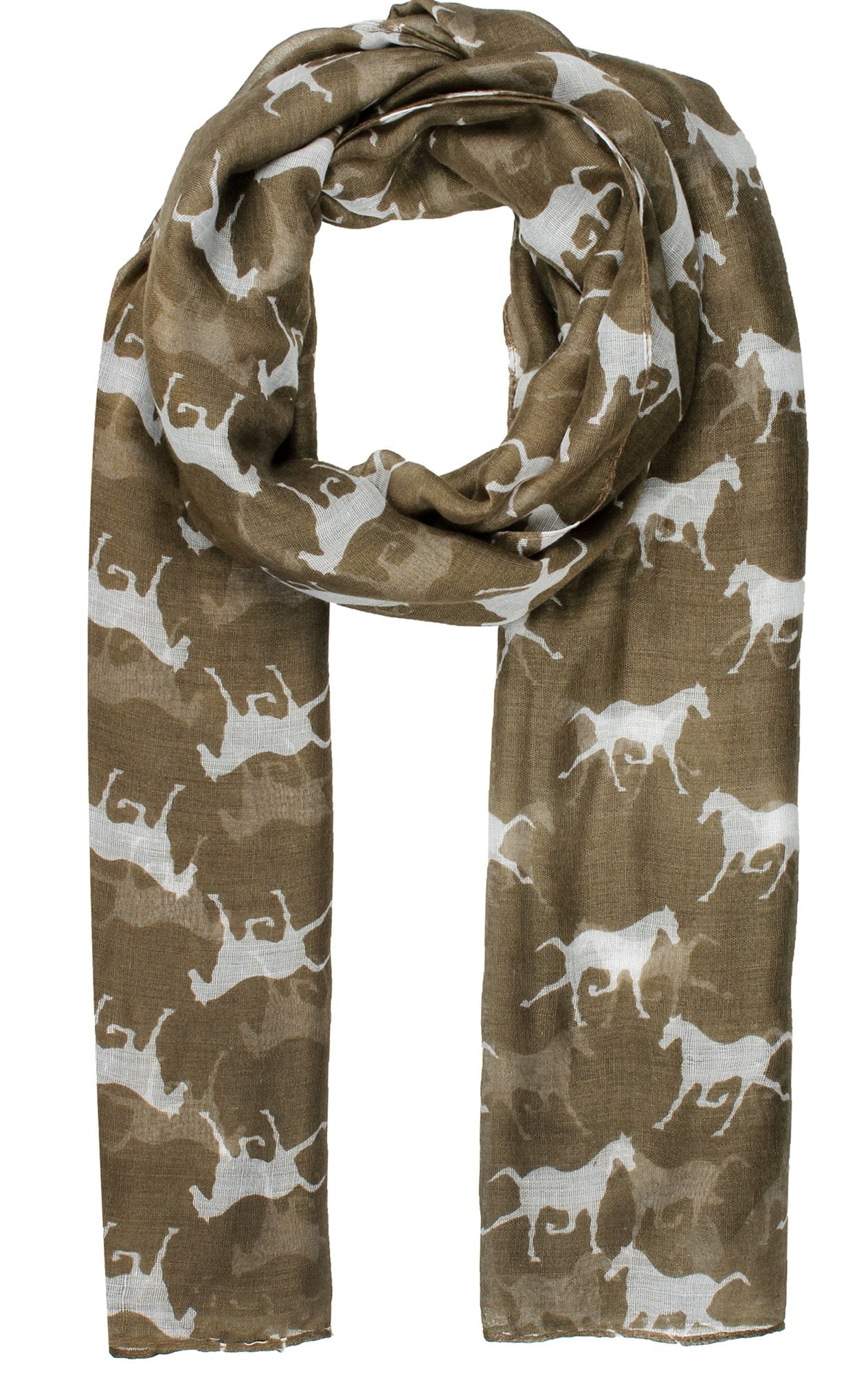 World of Shawls Horse Print Design Ladies Girls Scarf Scarves Shawl Wrap Maxi Sarong