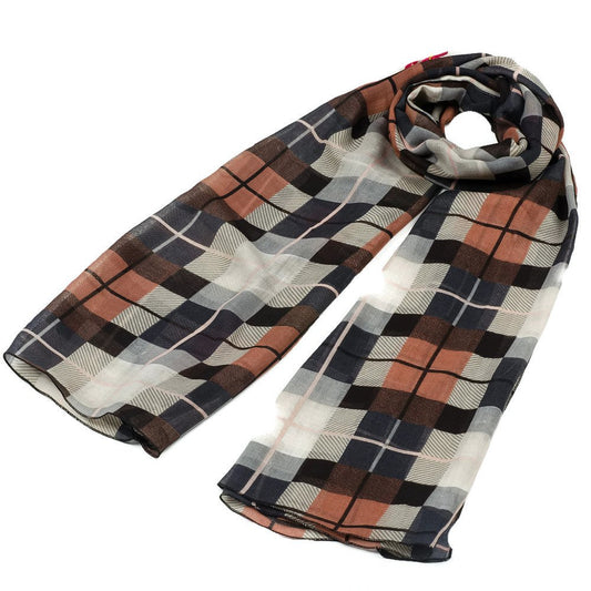 World of Shawls New Ladies Women's Girls Beautiful Plaid Design Scarf Stole Wrap Neck-Wrap