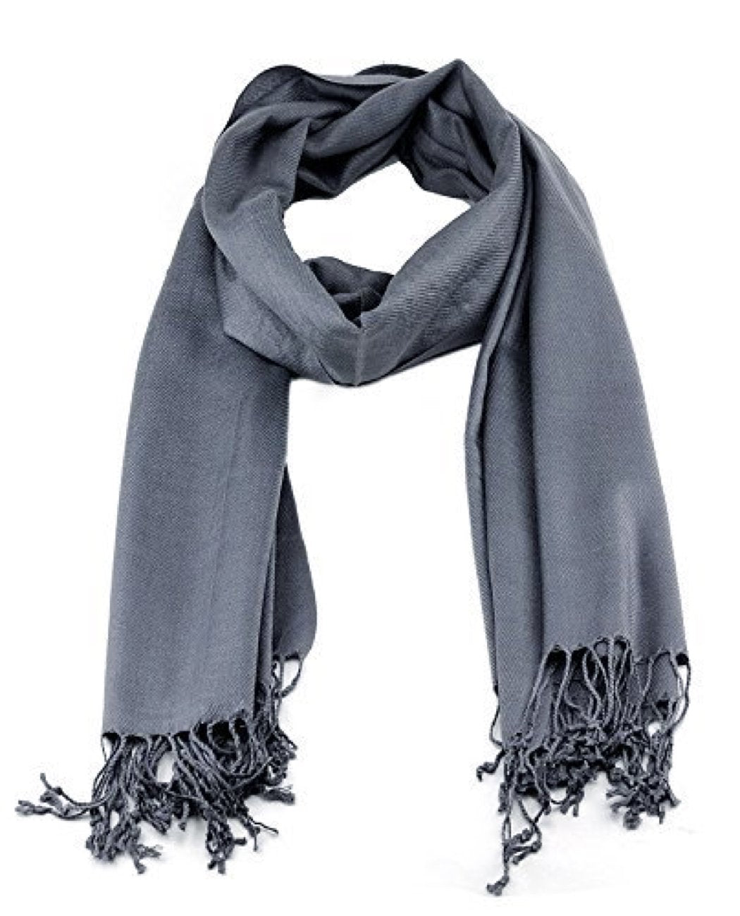 Dark Silver pashmina style shawl/scarf/Wrap
