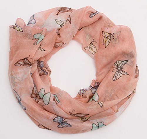 Dusky Pink Sarong with Butterfly Design