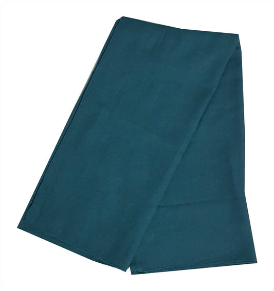 NEW DIFFERENT COLOURS PLAIN BEAUTIFUL LARGE MAXI SCARF HEAD SCARVES (Teal Blue)