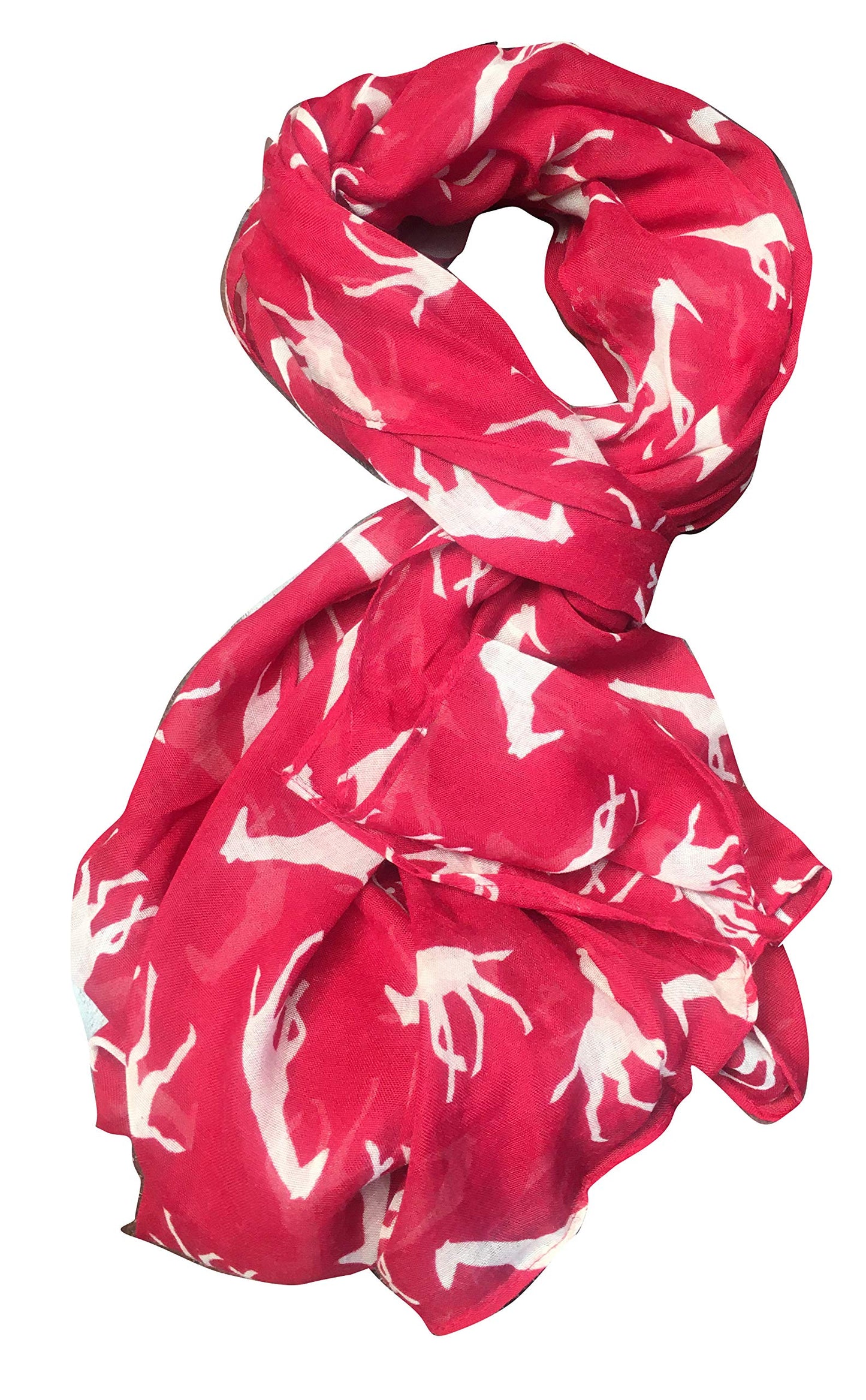 CambridgeStyle Giraffe Shadow Scarf - Lovely Giraffes run over this light scarf