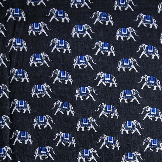 Women scarves elephants print design style (Charcoal grey)