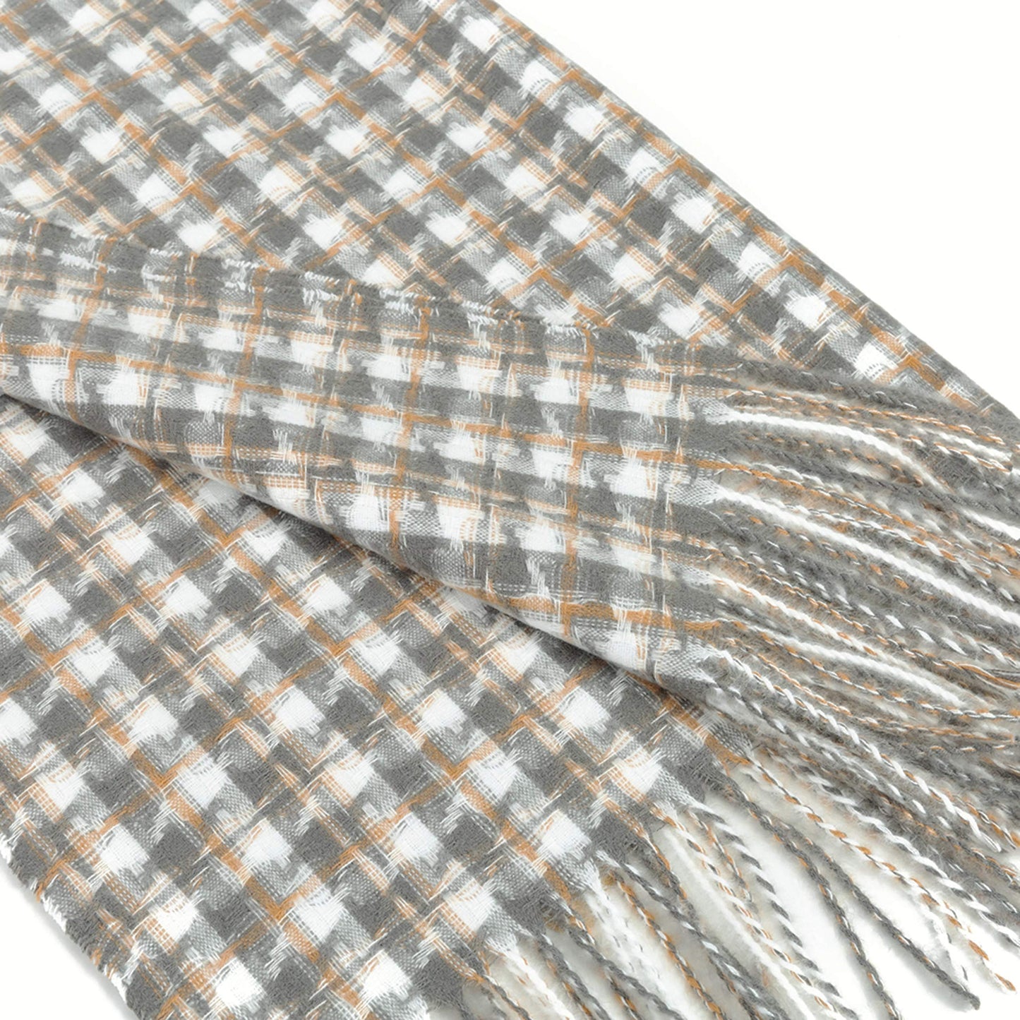 World of Shawls WINTER WARMER Thick Large Dogtooth Design Fashion Scarf Blanket Wrap Unisex