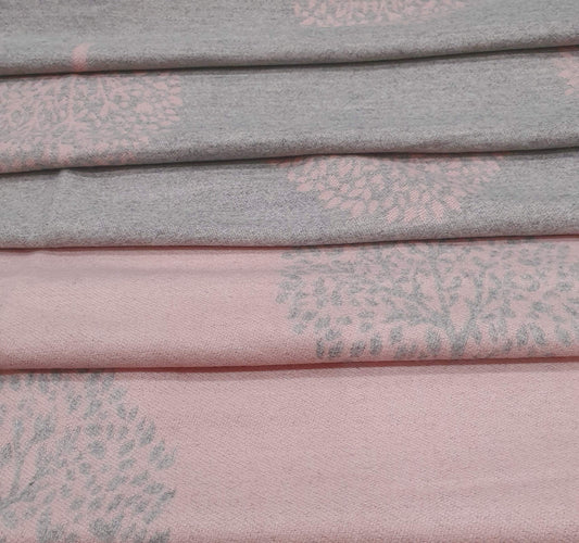 World of Shawls WINTER WARMER Reversible Thick Long Mulberry Tree Print Fashion Scarf Blanket Wrap
