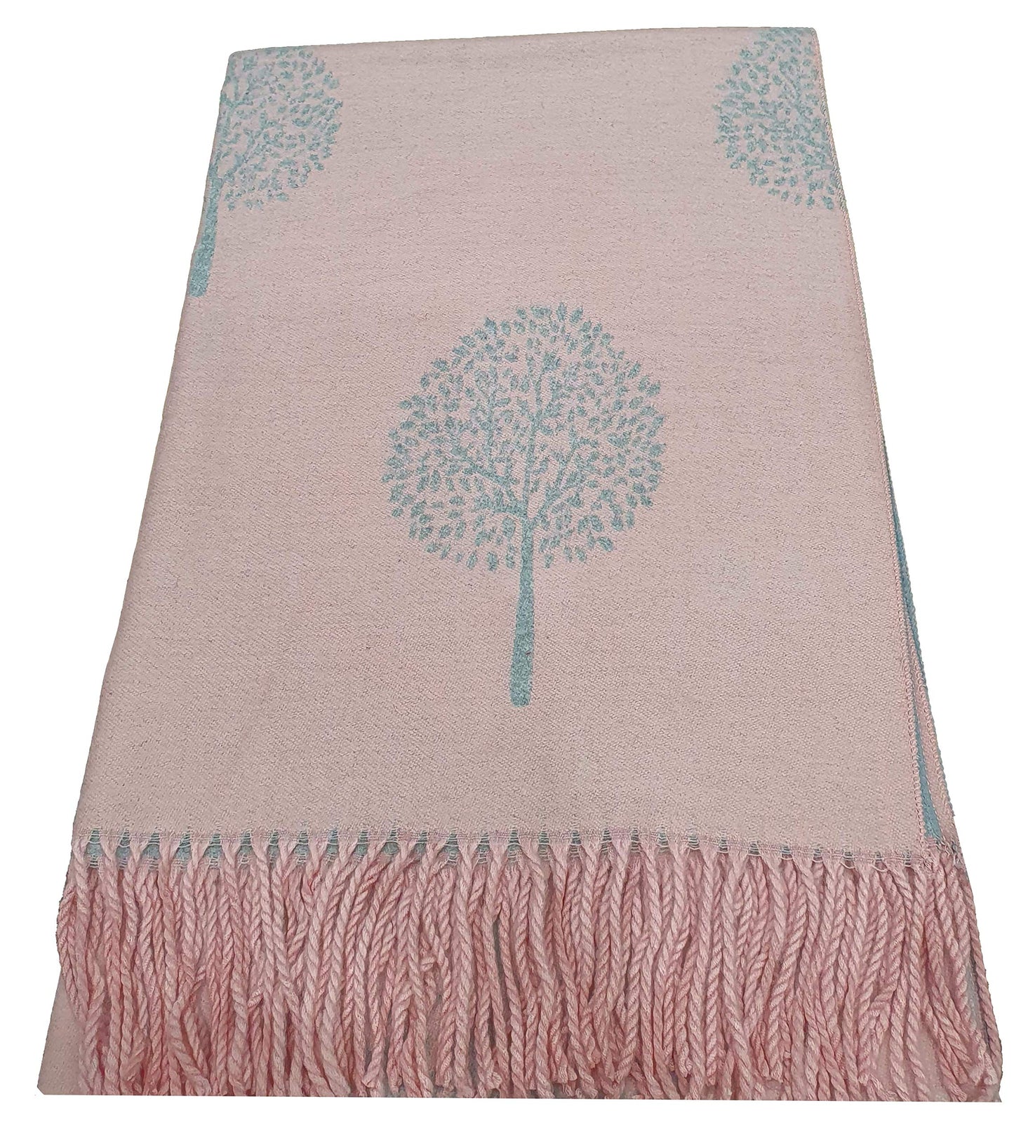 World of Shawls WINTER WARMER Reversible Thick Long Mulberry Tree Print Fashion Scarf Blanket Wrap
