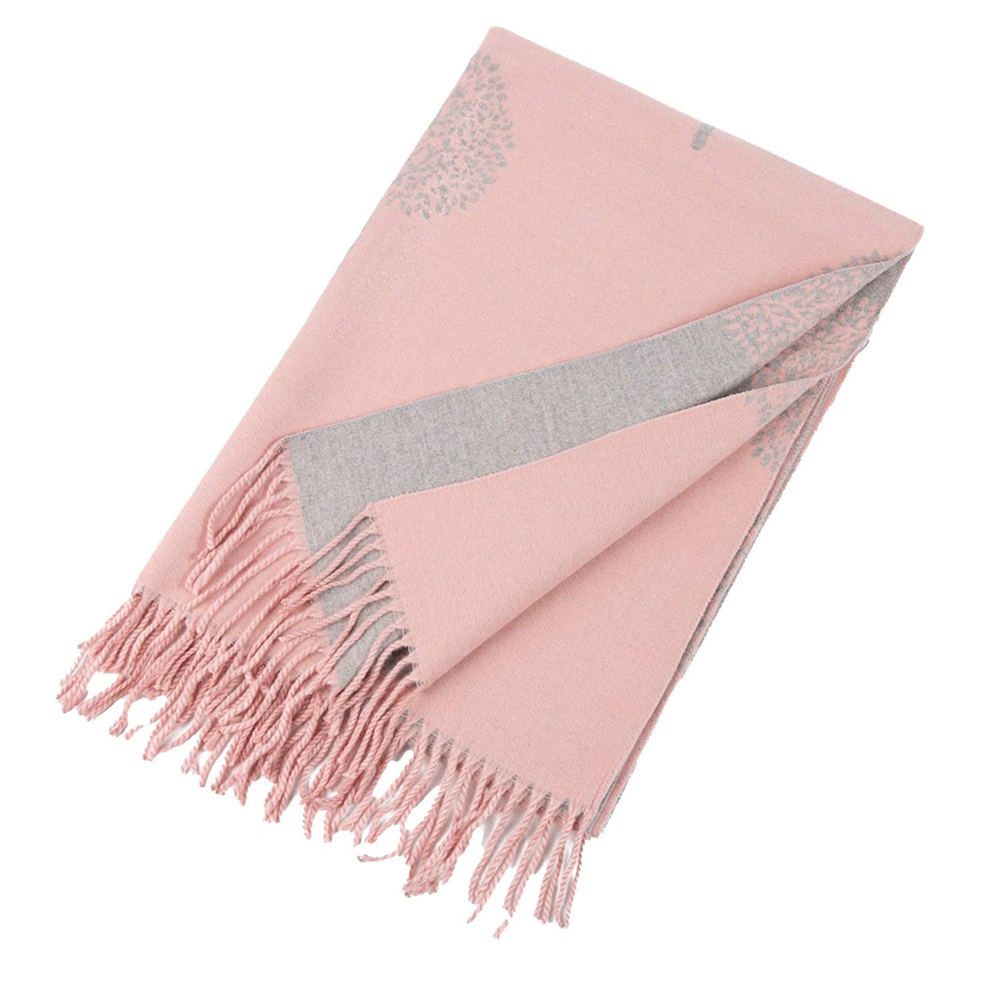 World of Shawls WINTER WARMER Reversible Thick Long Mulberry Tree Print Fashion Scarf Blanket Wrap