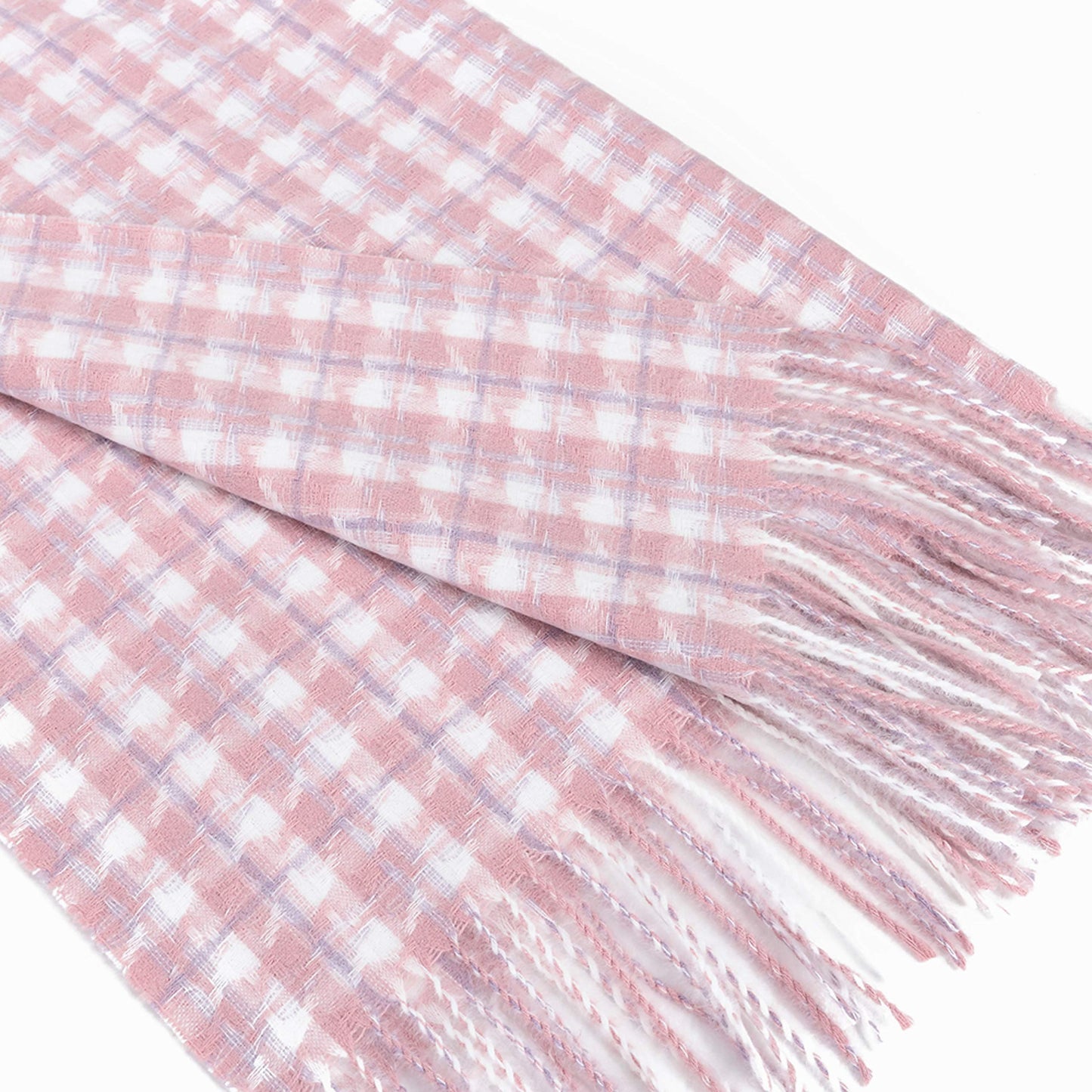World of Shawls WINTER WARMER Thick Large Dogtooth Design Fashion Scarf Blanket Wrap Unisex