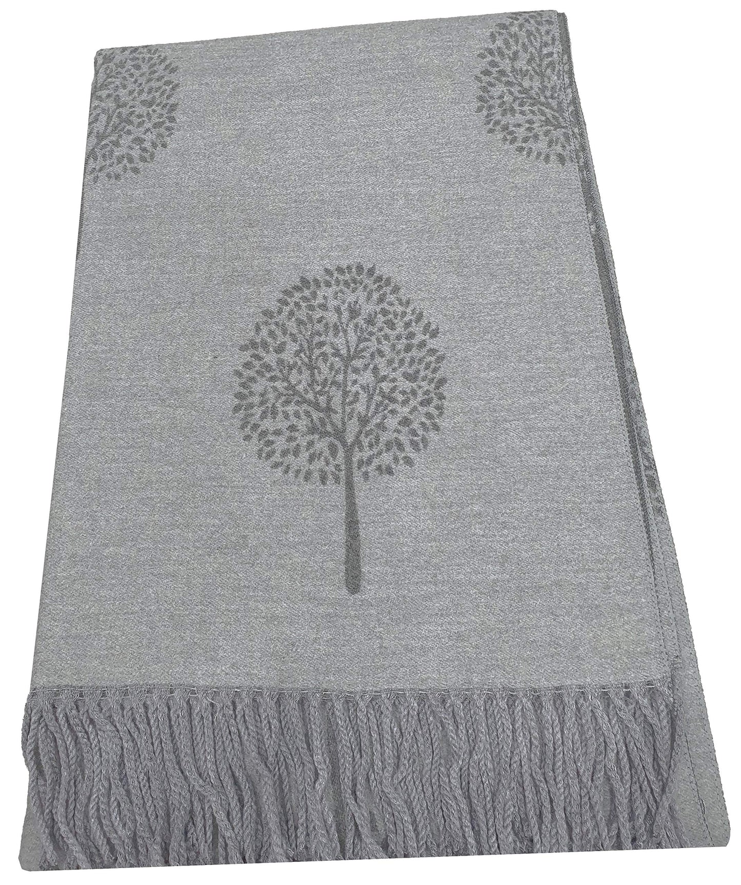 World of Shawls WINTER WARMER Reversible Thick Long Mulberry Tree Print Fashion Scarf Blanket Wrap