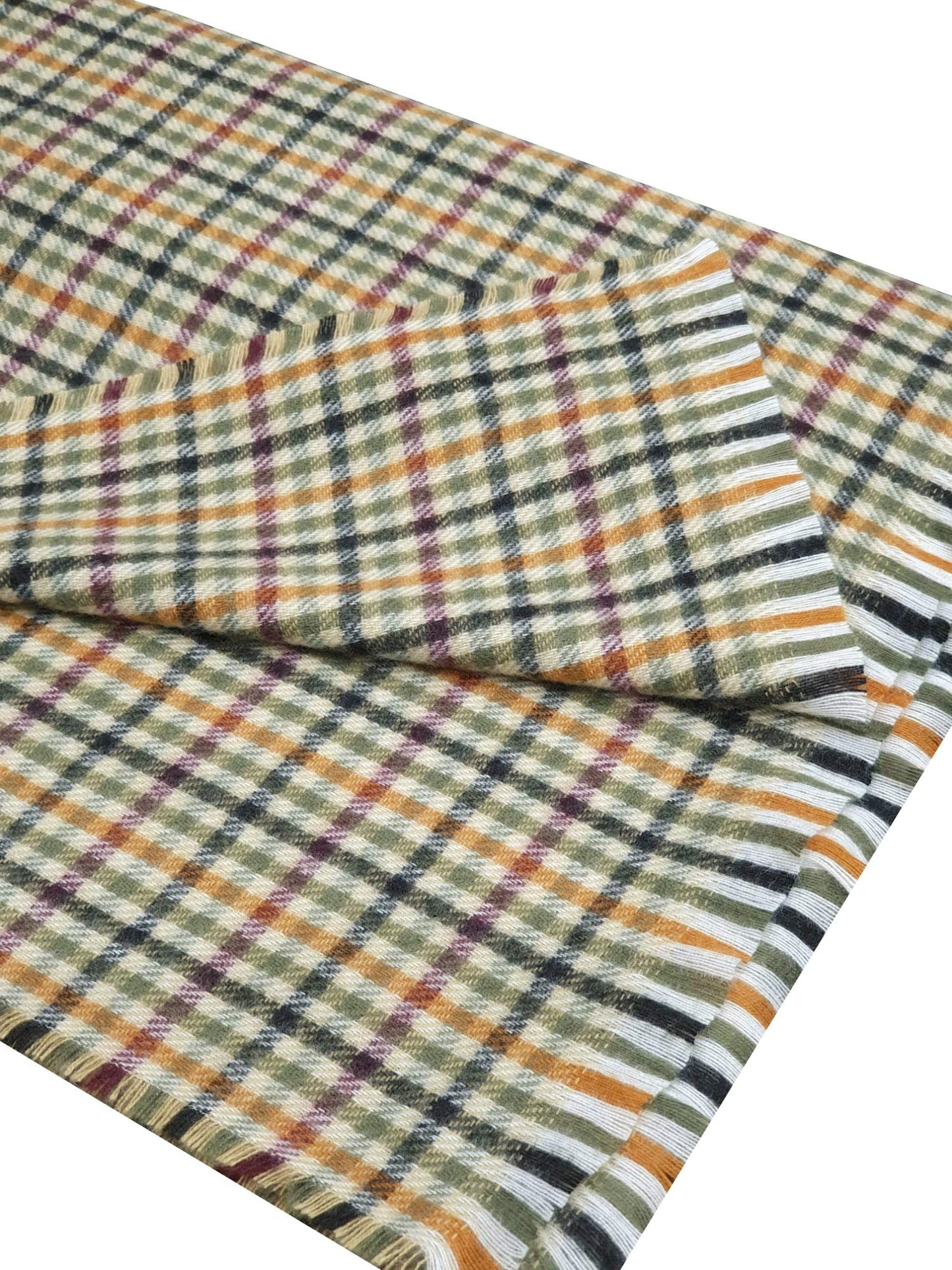 World of Shawls WINTER WARMER Thick Large Gingham Mini Check Design Fashion Scarf Blanket Wrap Unisex