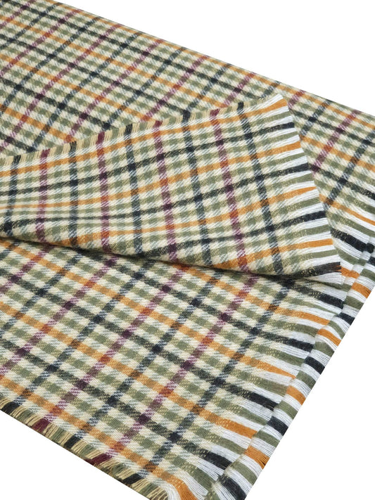 World of Shawls WINTER WARMER Thick Large Gingham Mini Check Design Fashion Scarf Blanket Wrap Unisex