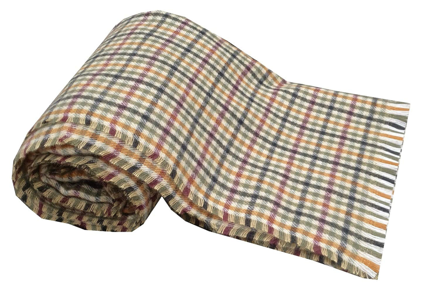World of Shawls WINTER WARMER Thick Large Gingham Mini Check Design Fashion Scarf Blanket Wrap Unisex