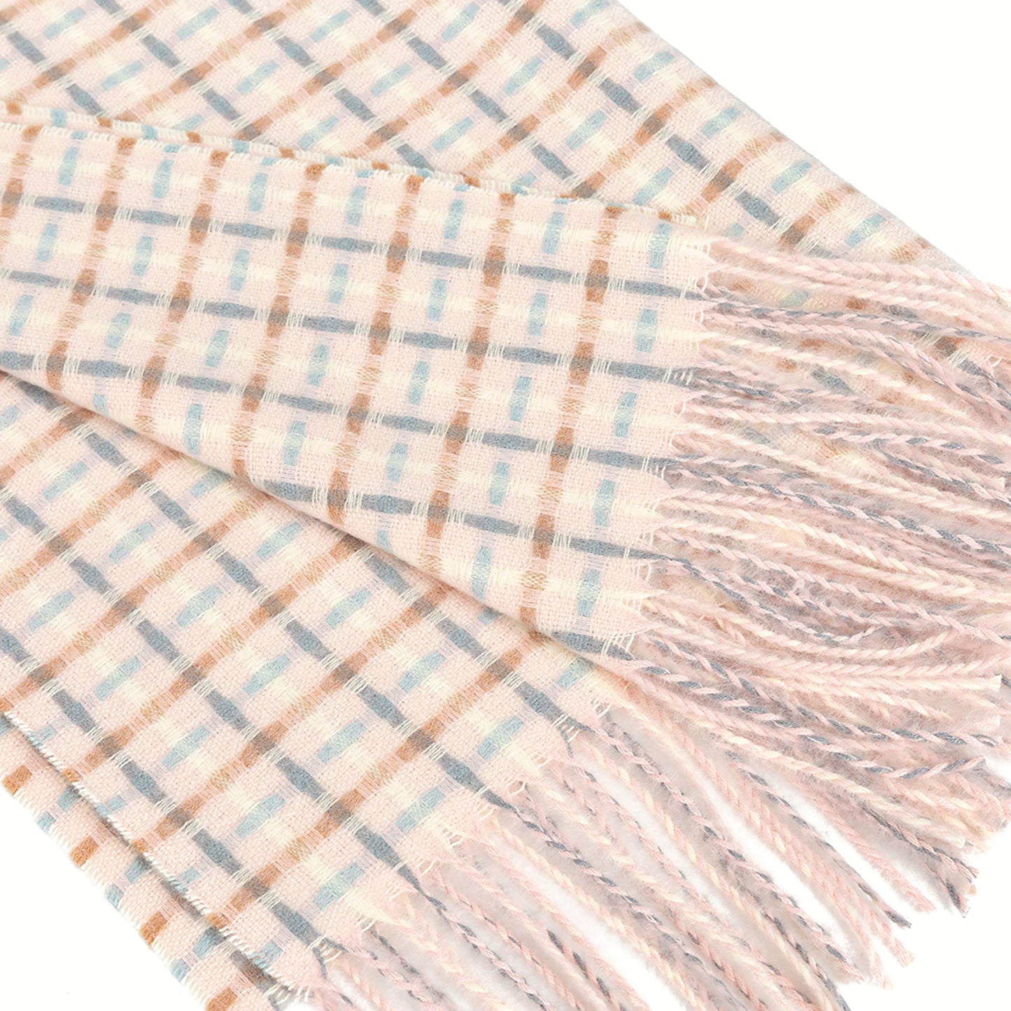 World of Shawls WINTER WARMER Large Thick Criss Cross Stitch Design Fashion Scarf Blanket Wrap Unisex