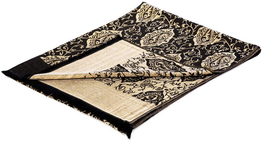 World of Shawls Pashmina Glitter Sparkle Paisley Design Shawl Scarf Wrap Stole Luxuriously Warm Soft