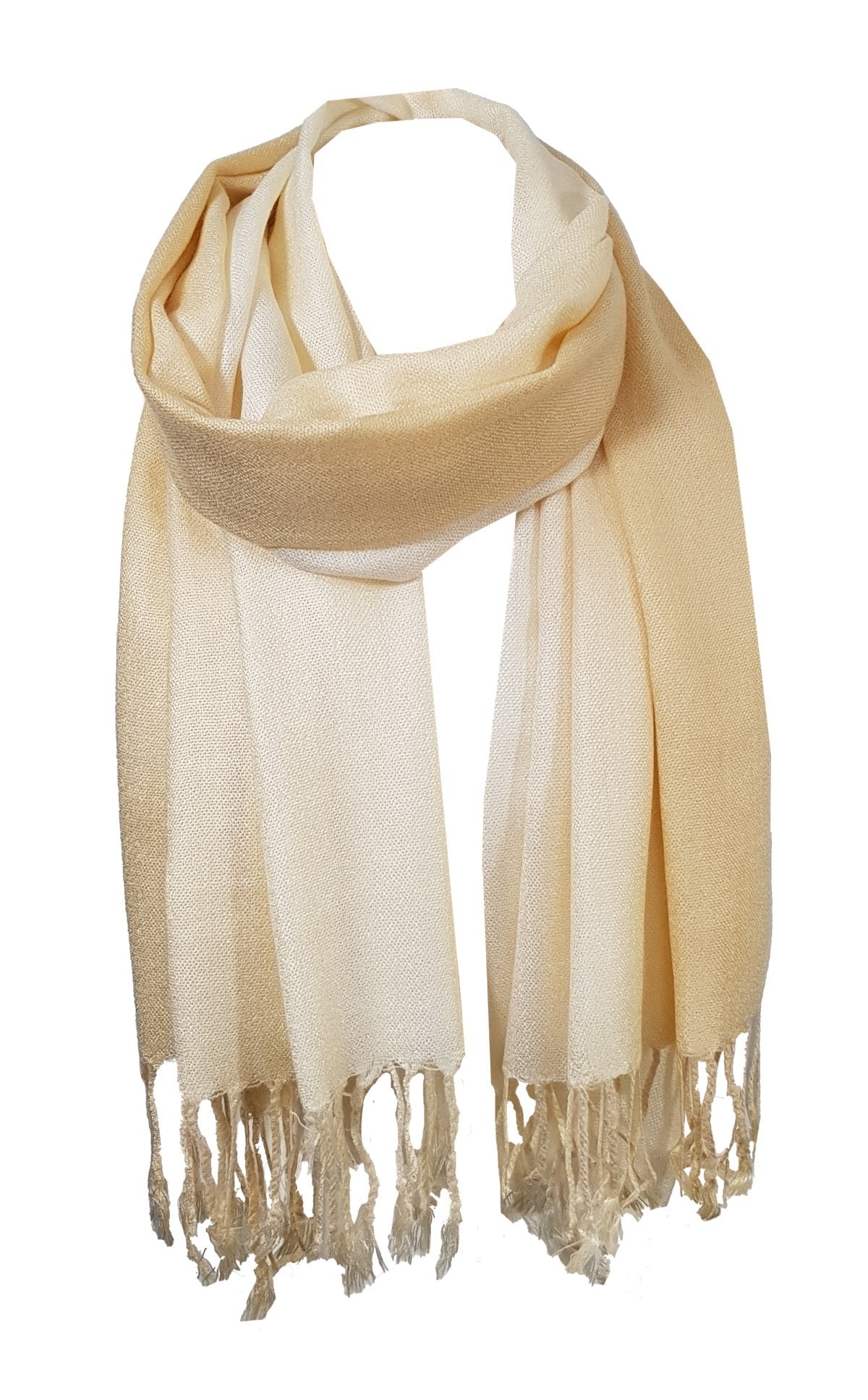 World of Shawls Soft Two Tone Ombre Fusion Pashmina Shawl Wrap Scarf