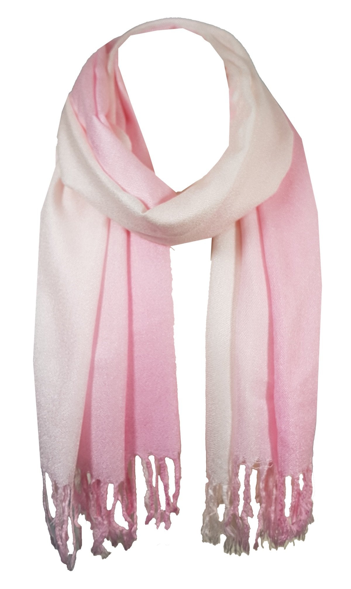 World of Shawls Soft Two Tone Ombre Fusion Pashmina Shawl Wrap Scarf