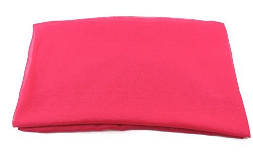 World of Shawls Big Size Maxi Plain Scarf Hijab Sarong Shawl Wrap Cape 100% Soft Viscose
