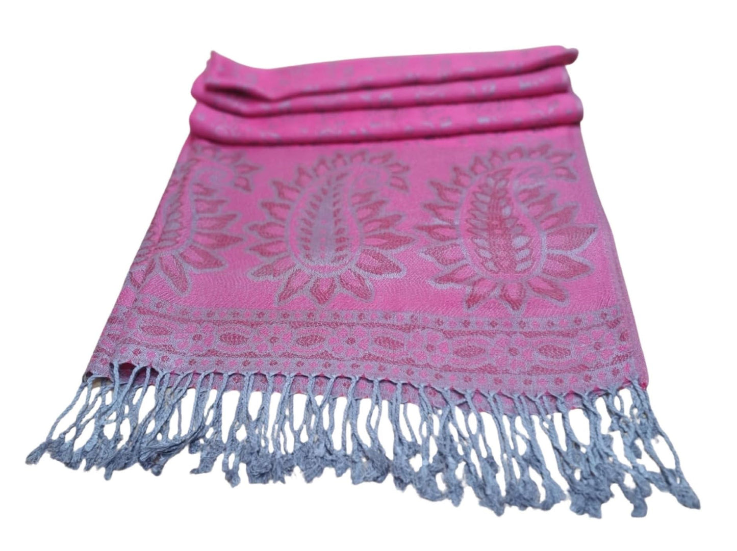 World of Shawls Paisley Elegance Luxurious Pashmina Feel Shawl for Timeless Style & Cozy Warmth For Ladies