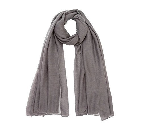 World of Shawls Big Size Maxi Plain Scarf Hijab Sarong Shawl Wrap Cape 100% Soft Viscose