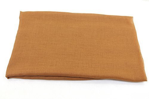 World of Shawls Big Size Maxi Plain Scarf Hijab Sarong Shawl Wrap Cape 100% Soft Viscose