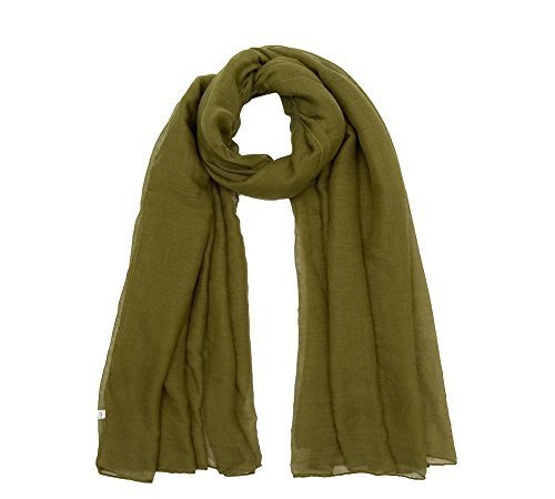 World of Shawls Big Size Maxi Plain Scarf Hijab Sarong Shawl Wrap Cape 100% Soft Viscose