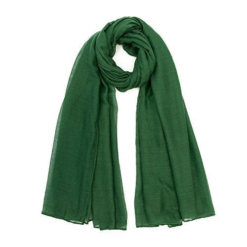 World of Shawls Big Size Maxi Plain Scarf Hijab Sarong Shawl Wrap Cape 100% Soft Viscose