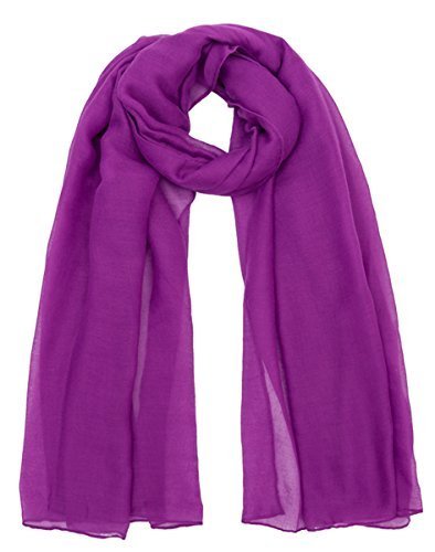 World of Shawls Ladies Large Plain Scarf Maxi Sarong Dress Wrap Cover Up Beachwear Swimwear