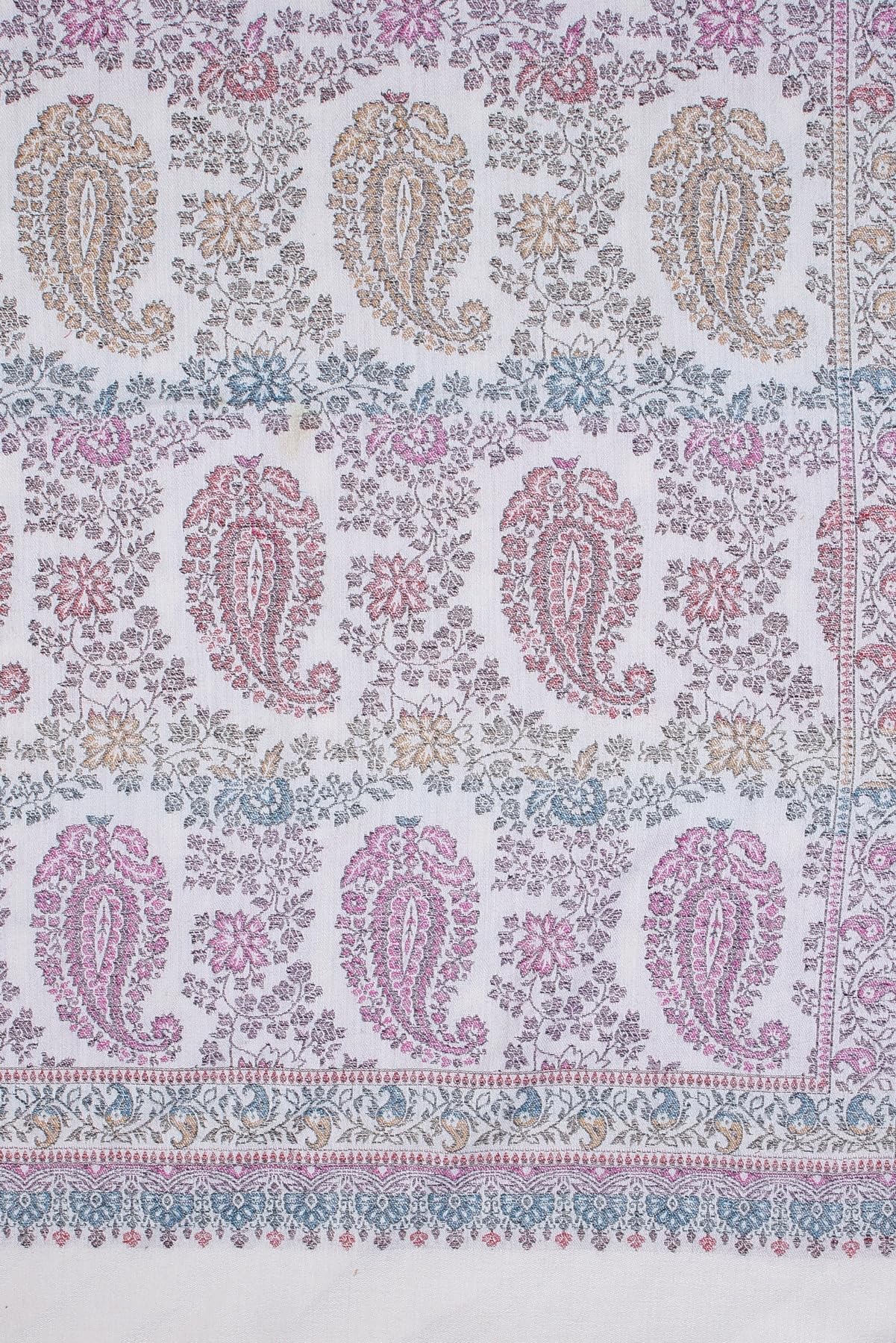 World of Shawls Extra Large 40x80 Inch Kashmiri Style Shawl for Women – Soft Stole with Paisley & Floral Design | Oversized Winter Wrap, Elegant Party Wear Scarf & Everyday
