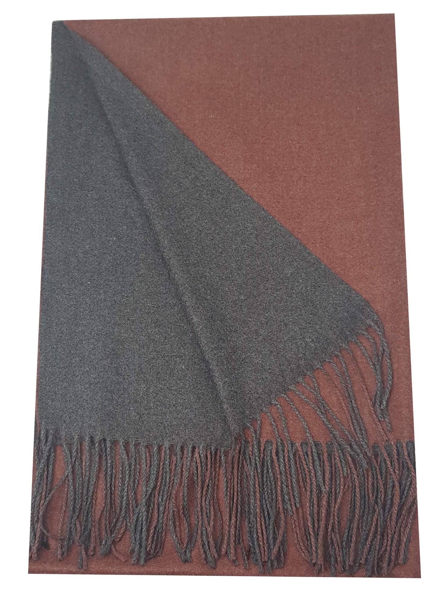 World of Shawls Soft Scarf Womens Ladies Unisex Reversible Two Sided Shawl Wrap Blanket Cashmere Feel 11 Colours WINTER SPECIAL