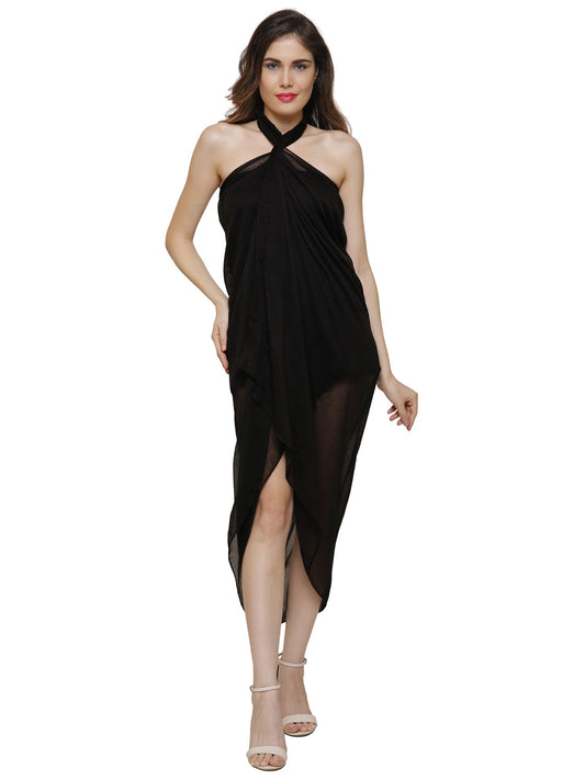 World of Shawls Plain Sarong, Coverup, Scarf, Big Size 110cm x 200cm