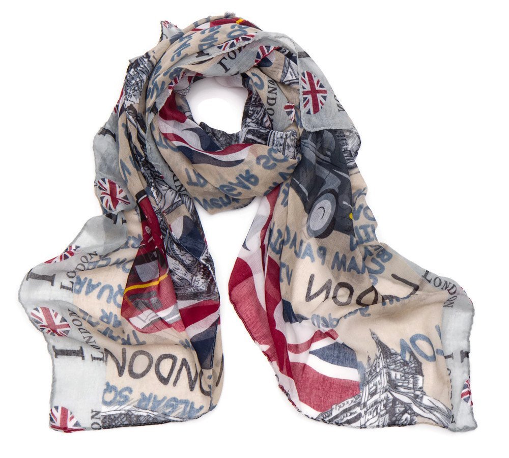 World of Shawls London Souvenir Soft Scarfs Scarves Wraps Shawls Womens Girls Unisex