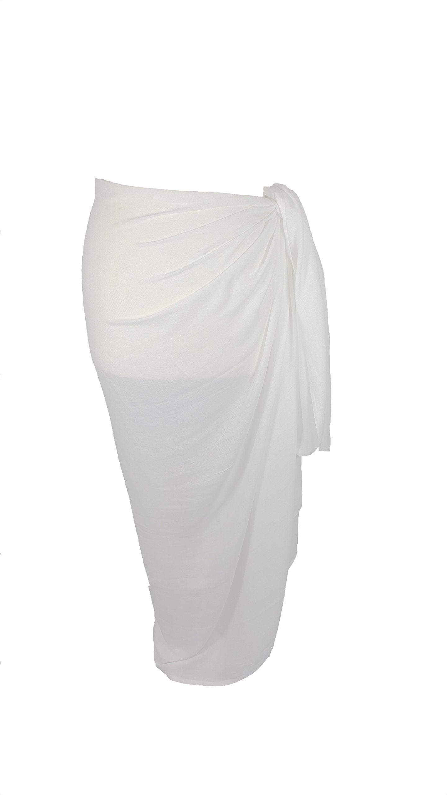 World of Shawls Plain Sarong, Coverup, Scarf, Big Size 110cm x 200cm