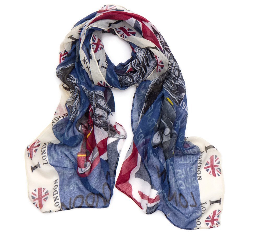 World of Shawls London Souvenir Soft Scarfs Scarves Wraps Shawls Womens Girls Unisex