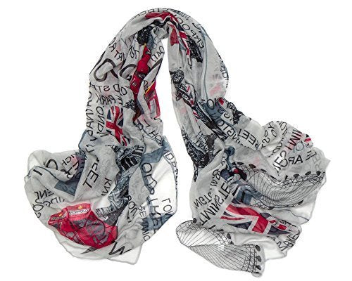 World of Shawls London Souvenir Soft Scarfs Scarves Wraps Shawls Womens Girls Unisex
