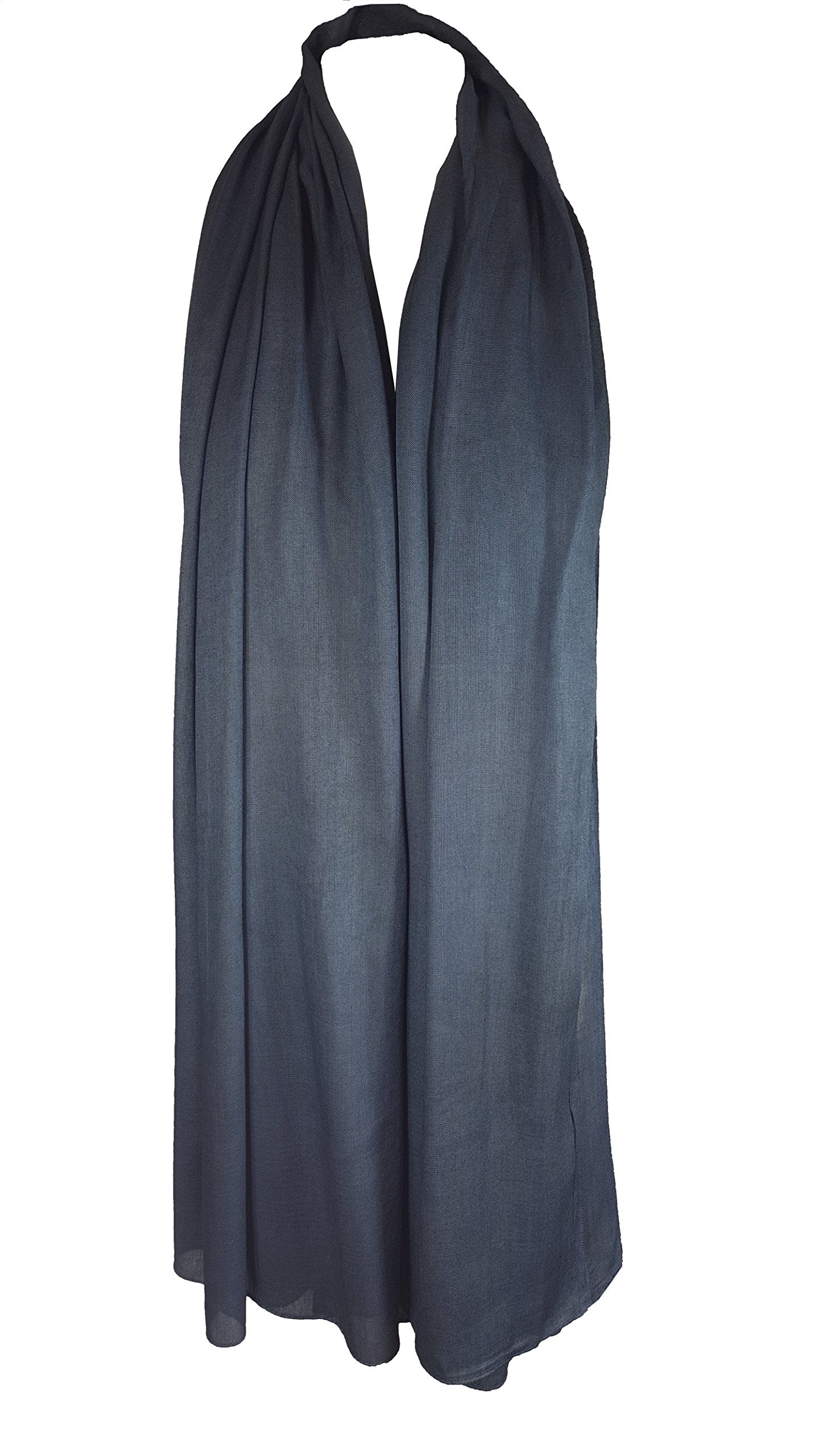 World of Shawls Plain Sarong, Coverup, Scarf, Big Size 110cm x 200cm